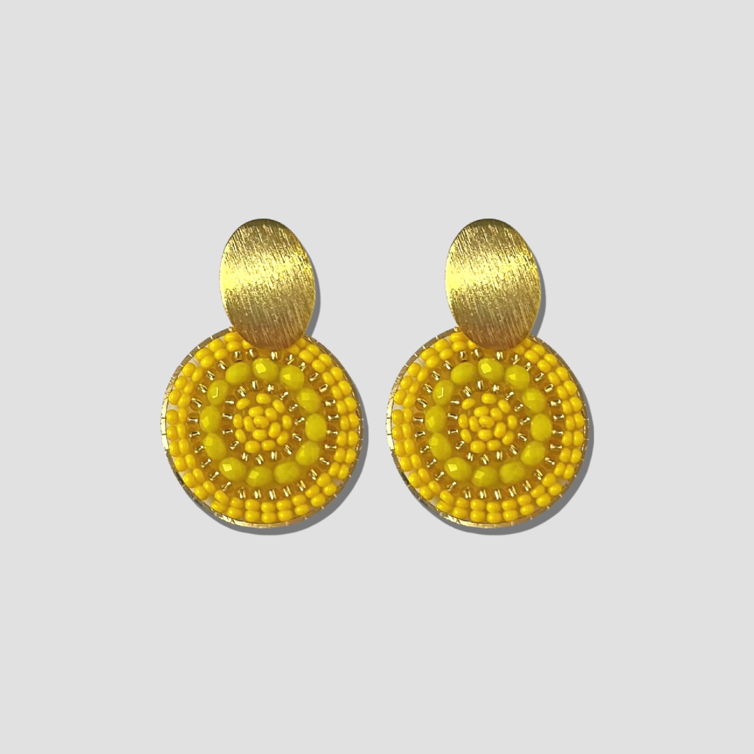 Yellow Destiny Shakira Necklace & Earring Set
