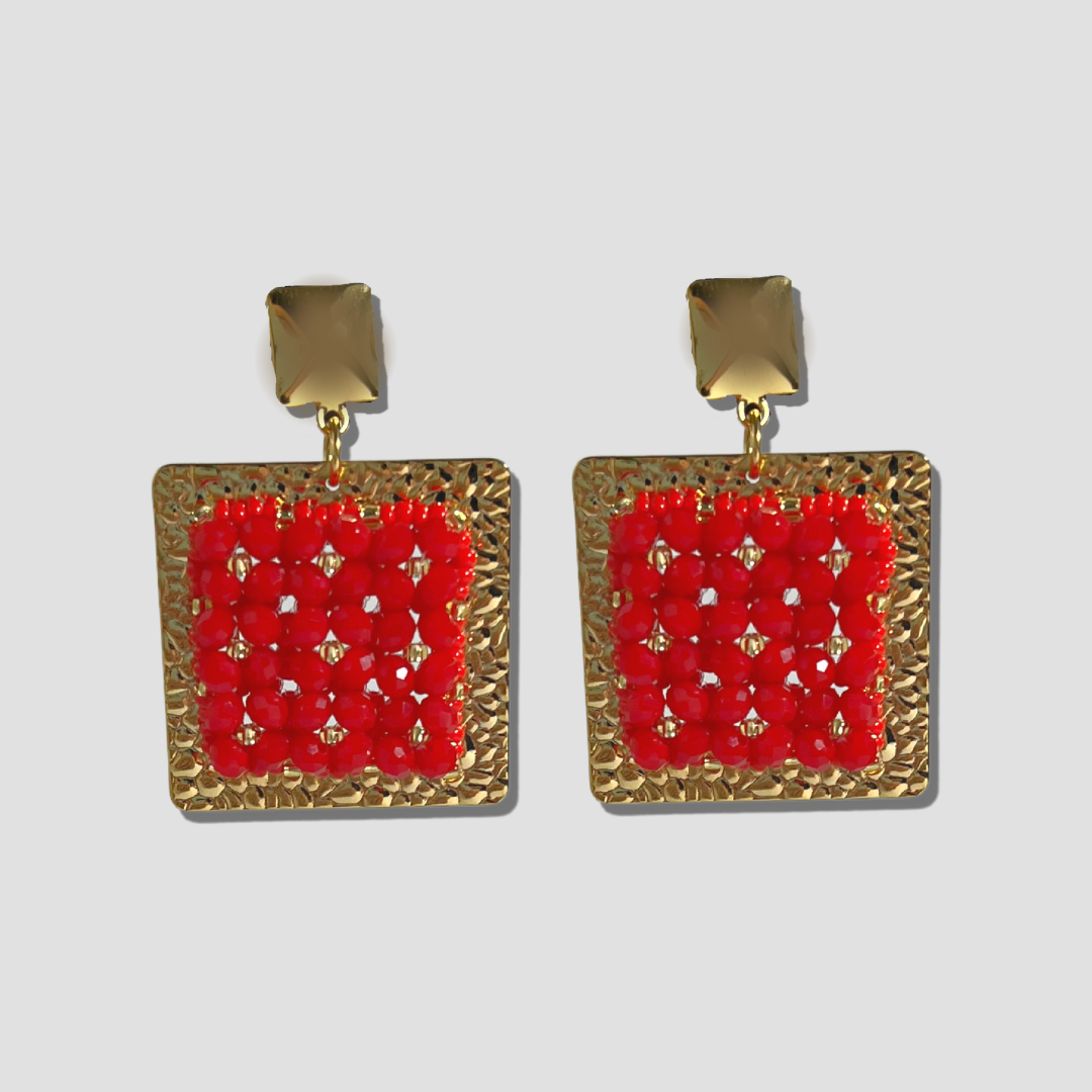 Redd Wide Cuff & Drop Earring Set