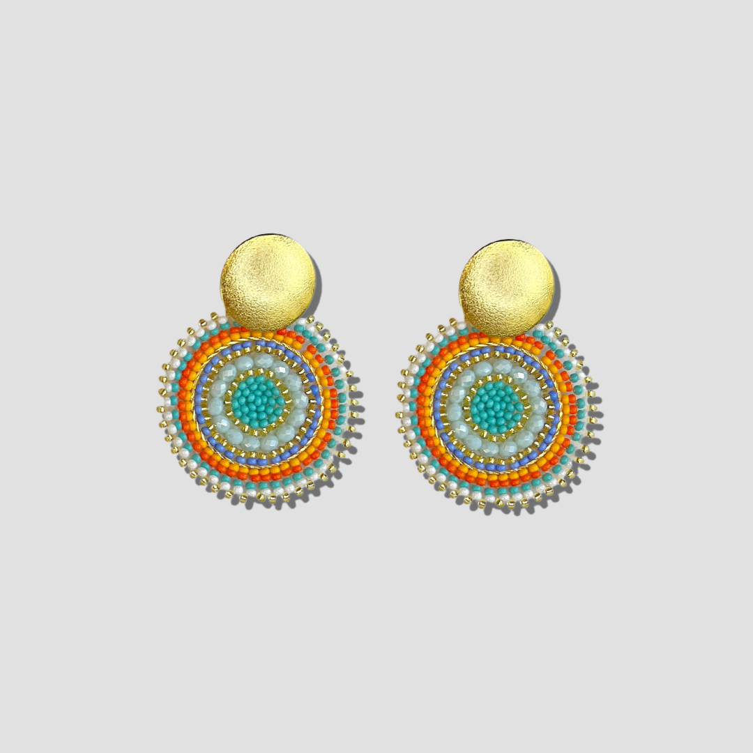 Sky Blue Shakira Necklace & Earring Set