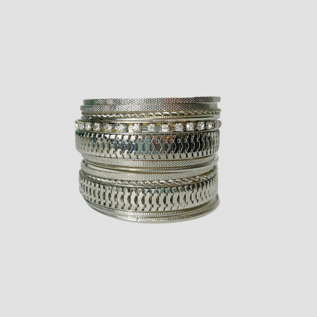 Glam Stacked Bracelet Set