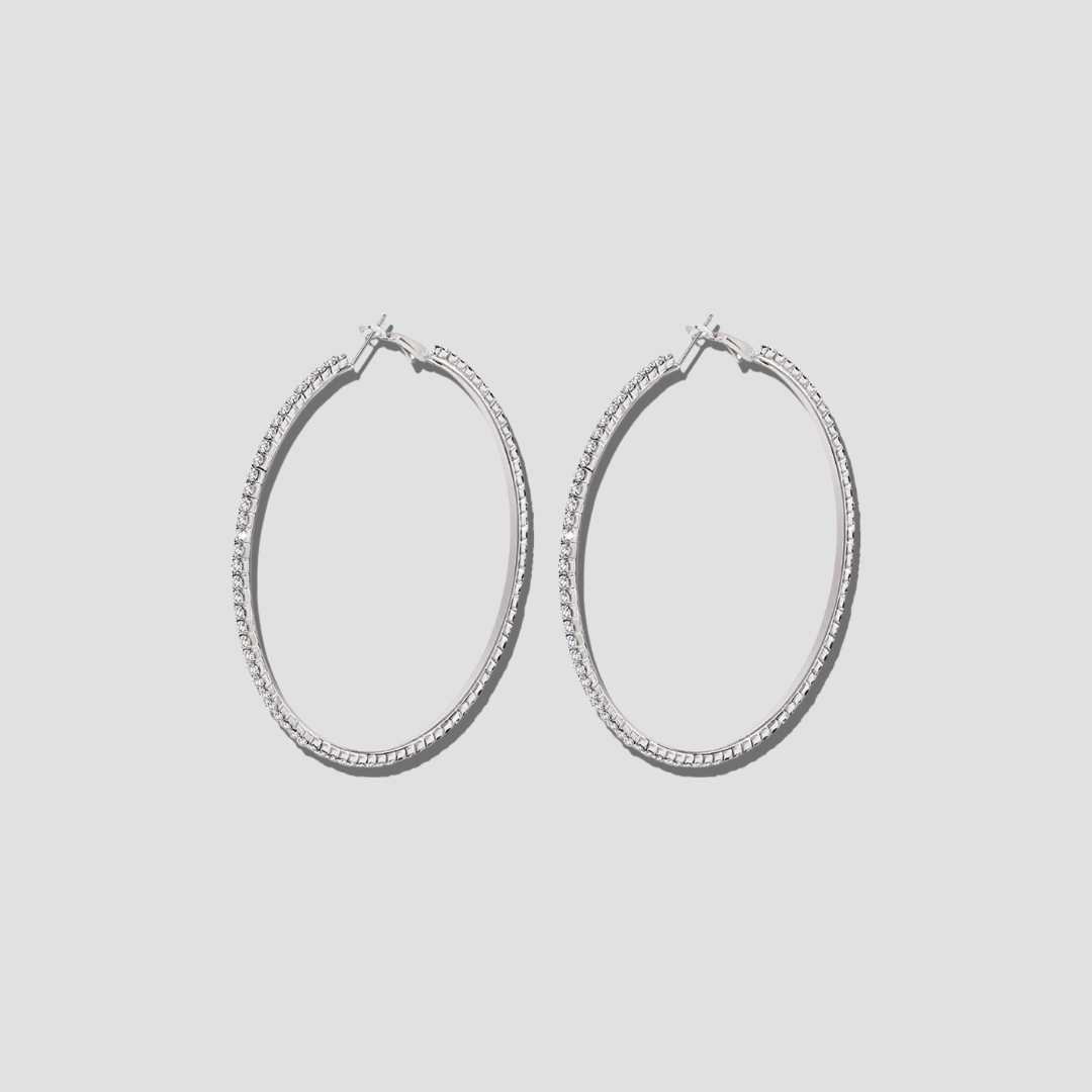 Sparkle Hoop Earrings