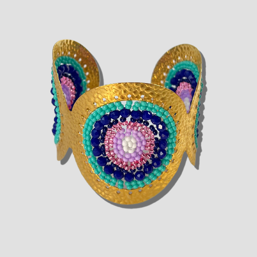 Turquoise Wide Cuff & Earring Set