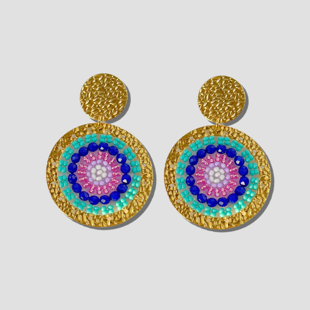 Turquoise Wide Cuff & Earring Set