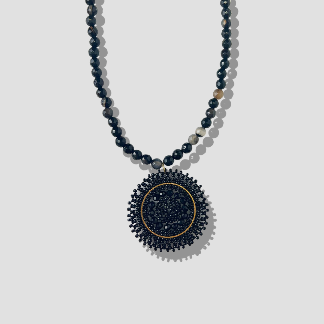 Black Shakira Necklace & Earring Set