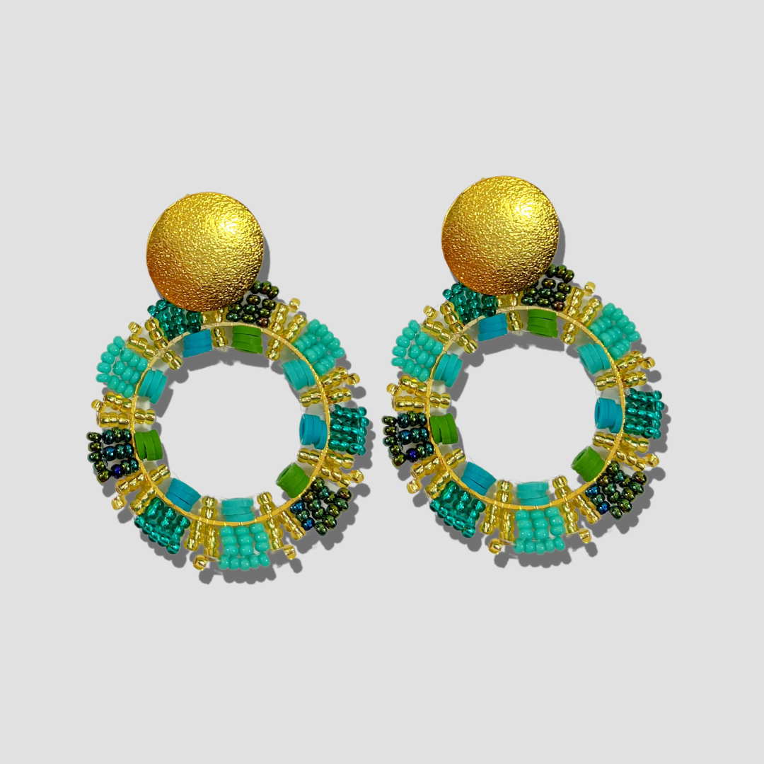 Green Beauty Necklace & Earring Set