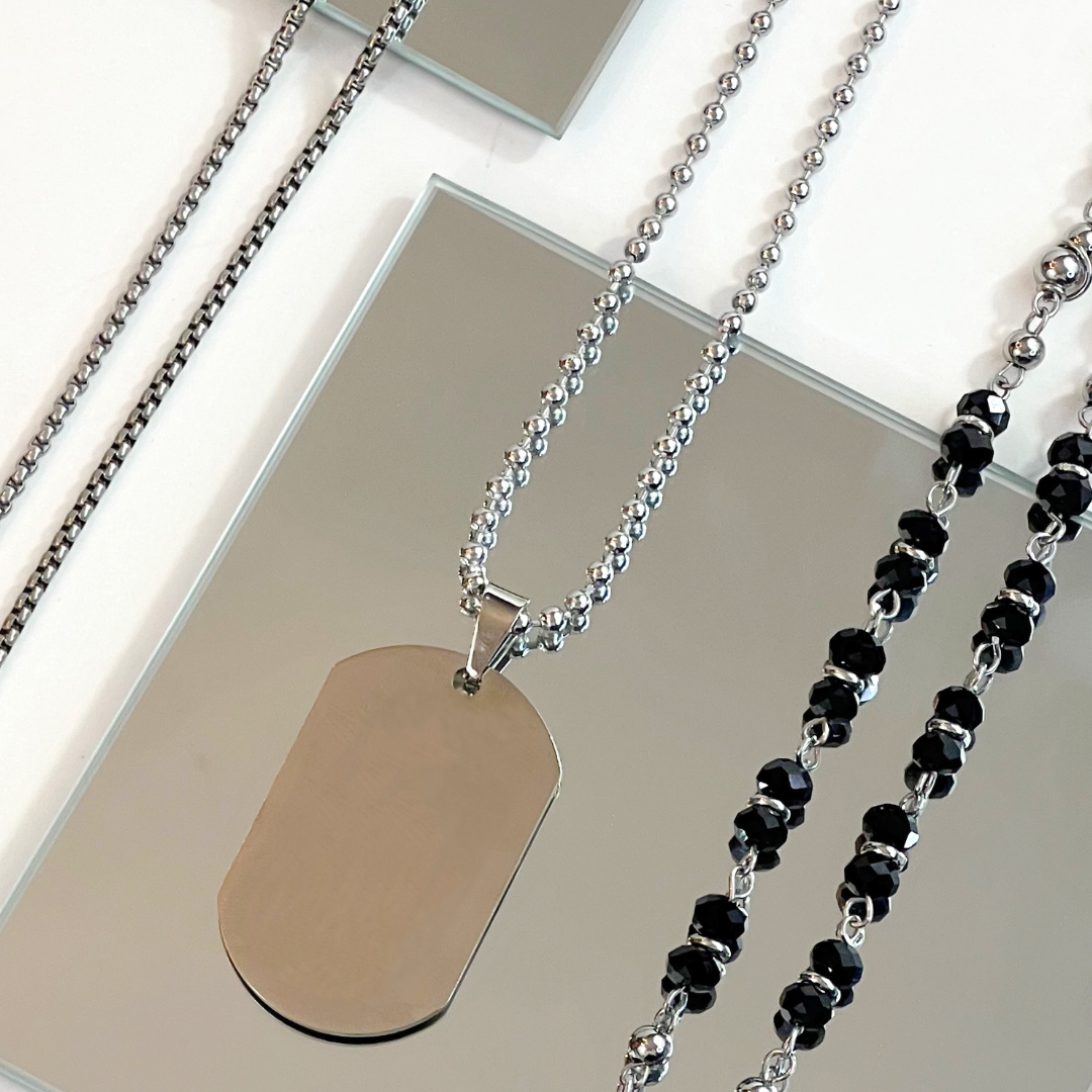 Men's Stainless Steel Dog Tags