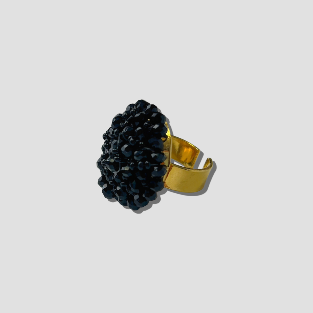 Juego de collar, anillo y aretes Black Magic Shakira