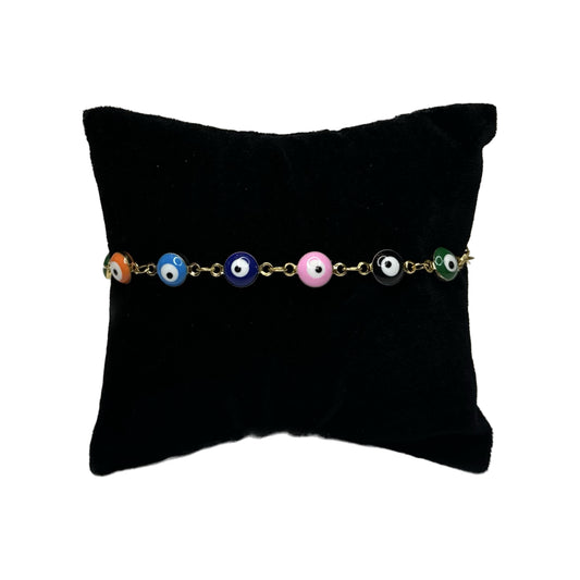 Multicolor Evil Eye Bracelet