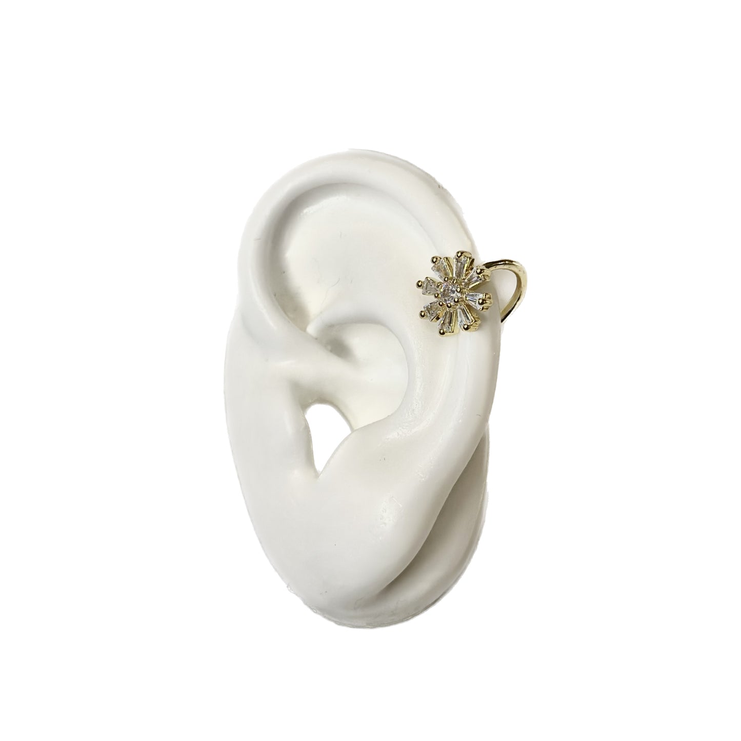 Golden Sunflower Ear Cuff